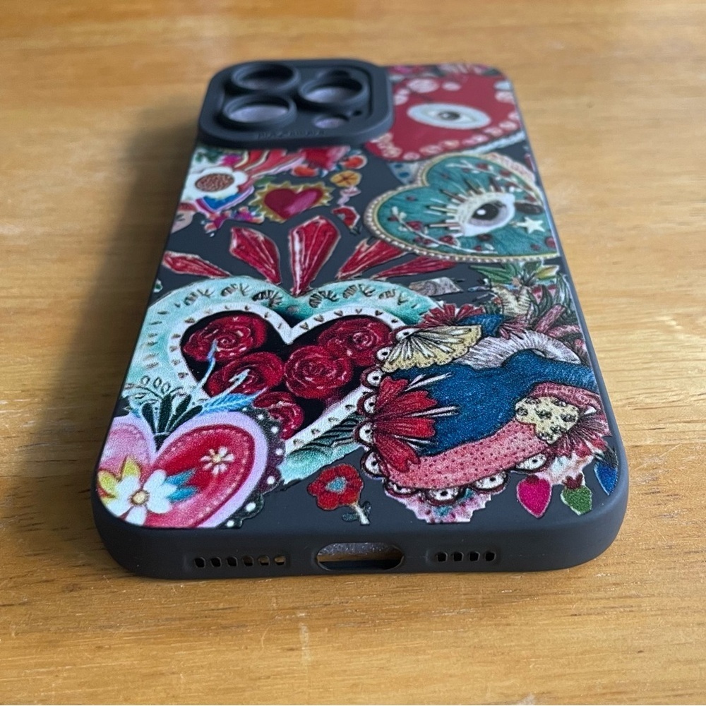 Boho Hearts & Eyes iPhone 14 Pro Max Case – Bold & Beautiful - Picture 5 of 5